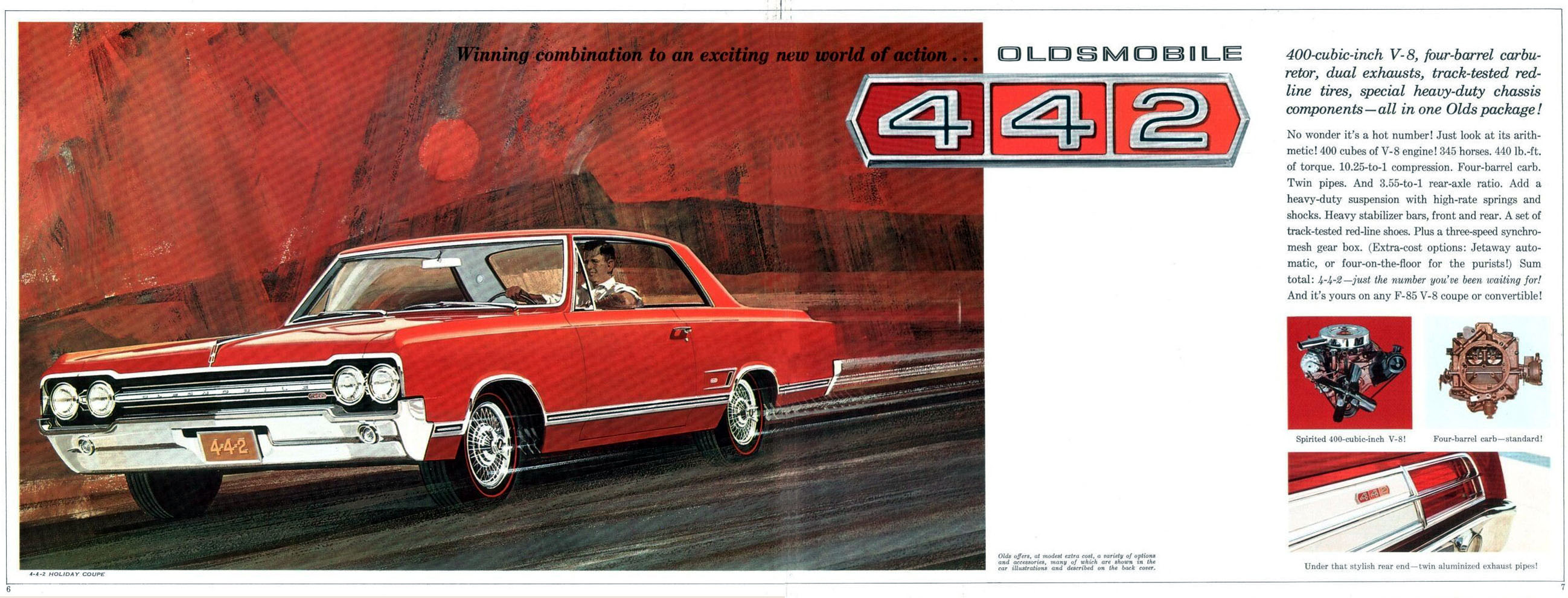 1965 Oldsmobile Sports Cars Brochure Page 1